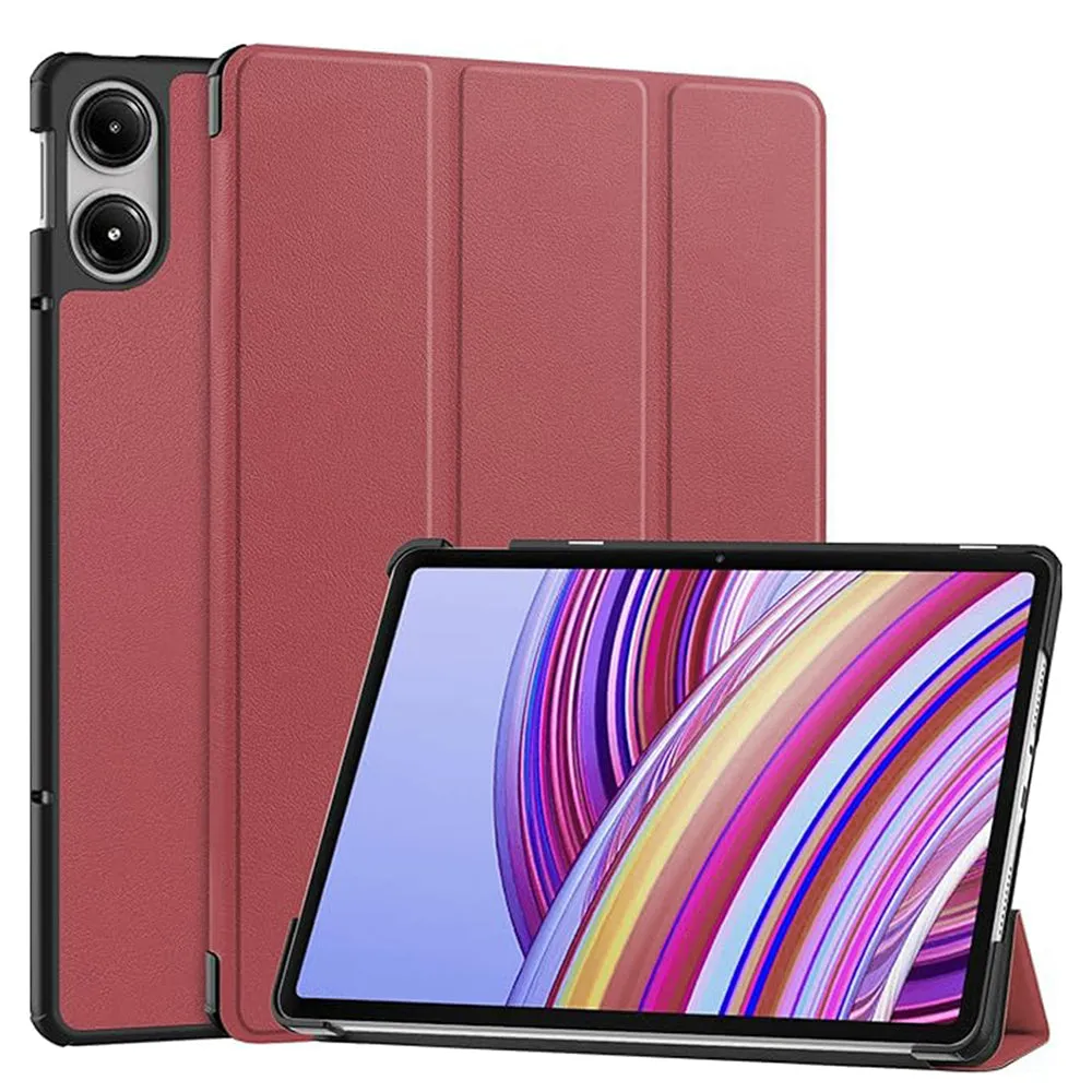 Custodia per Xiaomi Redmi Pad Pro / Pad / Pad Pro 5G, Techsuit, FoldPro, Rossa - immagine 1
