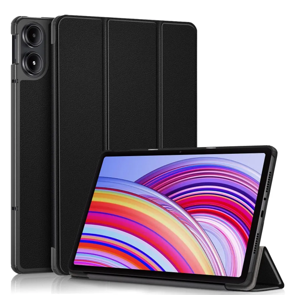 Custodia per Xiaomi Redmi Pad Pro / Pad / Pad Pro 5G, Techsuit, FoldPro, Nera - immagine 1