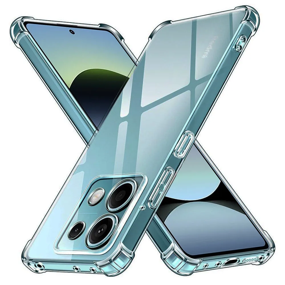 Custodia per Xiaomi Redmi Note 14S, Techsuit, Shockproof Clear, Trasparente - immagine 1