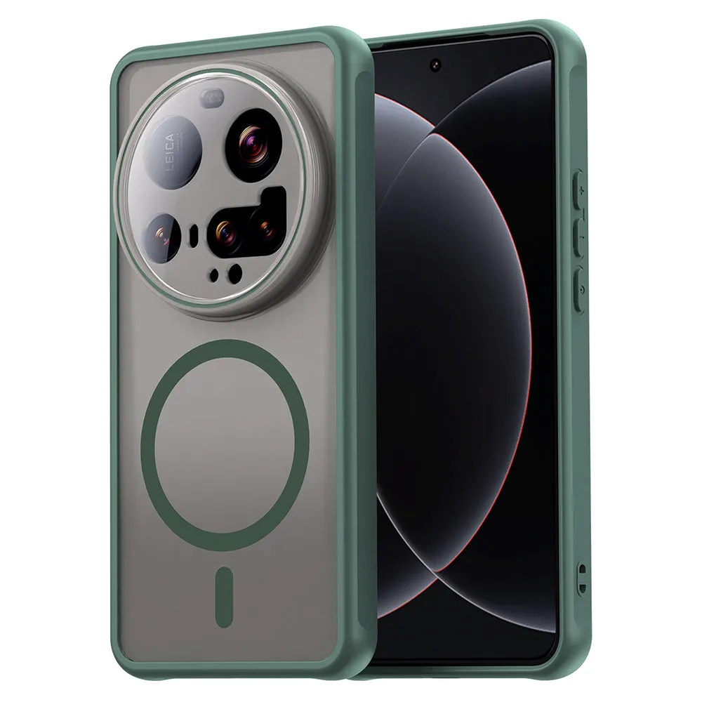 Custodia MagSafe per Xiaomi 15 Ultra, Techsuit, HaloFrost II, Verde - immagine 1