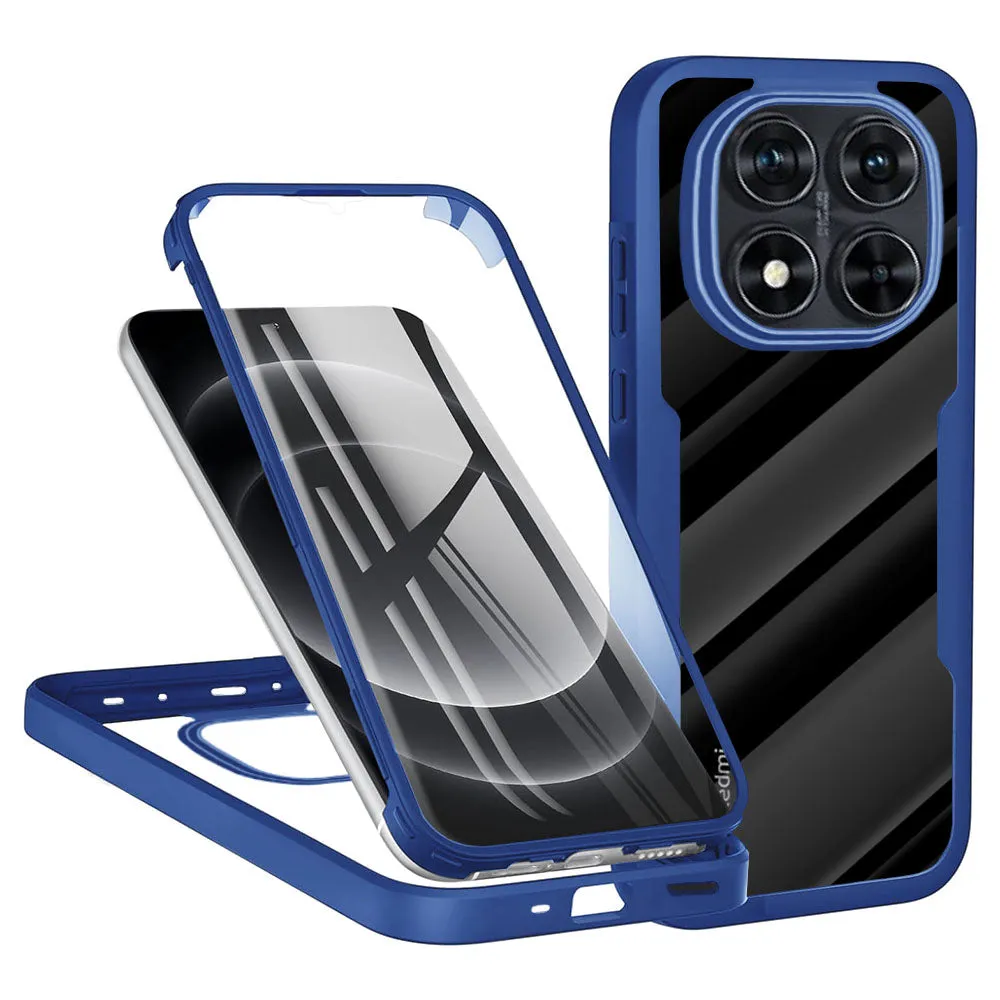 Custodia per Xiaomi Redmi Note 14 Pro+ 5G / Note 14 Pro 5G / Poco X7, Techsuit, ColorVerse 360, Blu - immagine 1