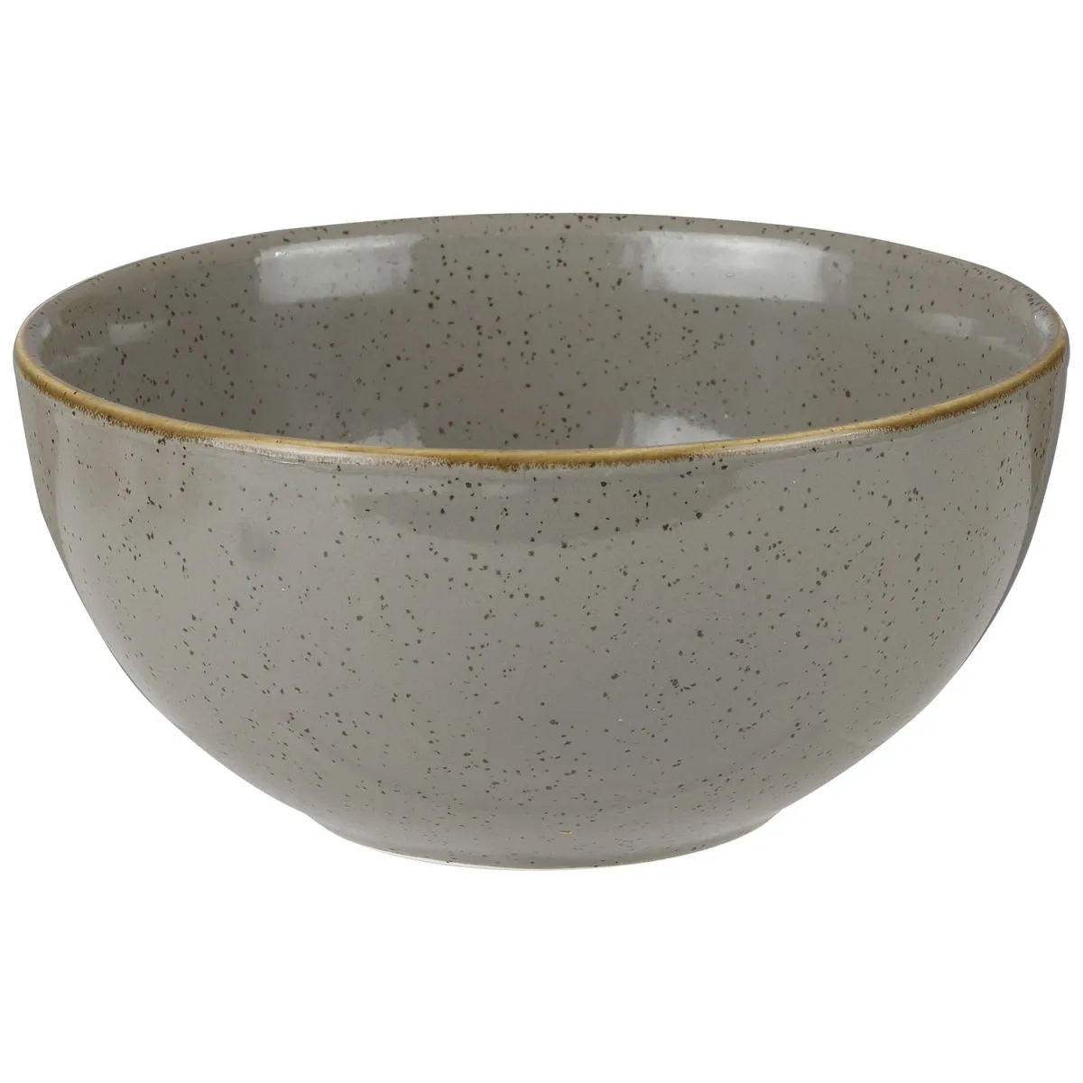 12x Churchill Tazza consommé Stonecast Peppercorn; 470 ml, 13.2x6.3 cm (ØxH); grigio/marrone; rotonda; 12 pz. / Pacco - immagine 1
