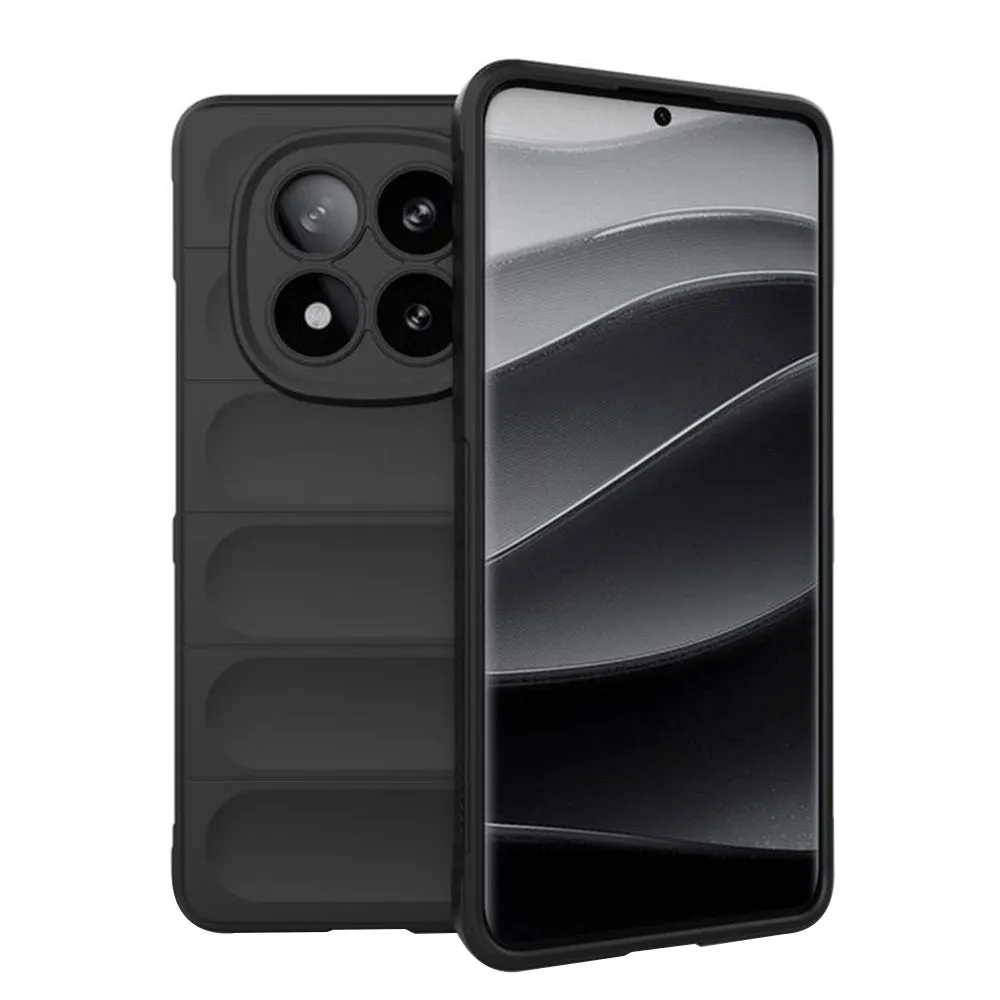 Custodia per Xiaomi Redmi Note 14 Pro+ 5G, Techsuit, Magic Shield, Nera - immagine 1