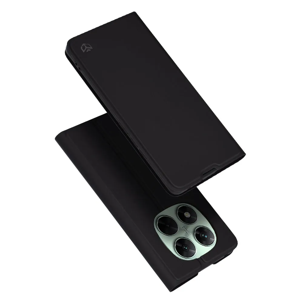 Custodia per Xiaomi Redmi Note 14 Pro+ 5G, Techsuit, Magskin Book, Nera - immagine 1