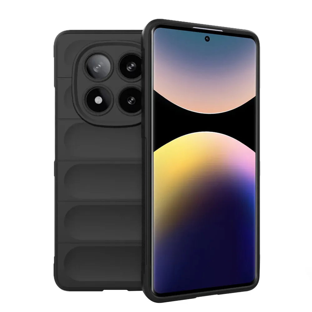 Custodia per Xiaomi Redmi Note 14 Pro 4G, Techsuit, Magic Shield, Nera - immagine 1