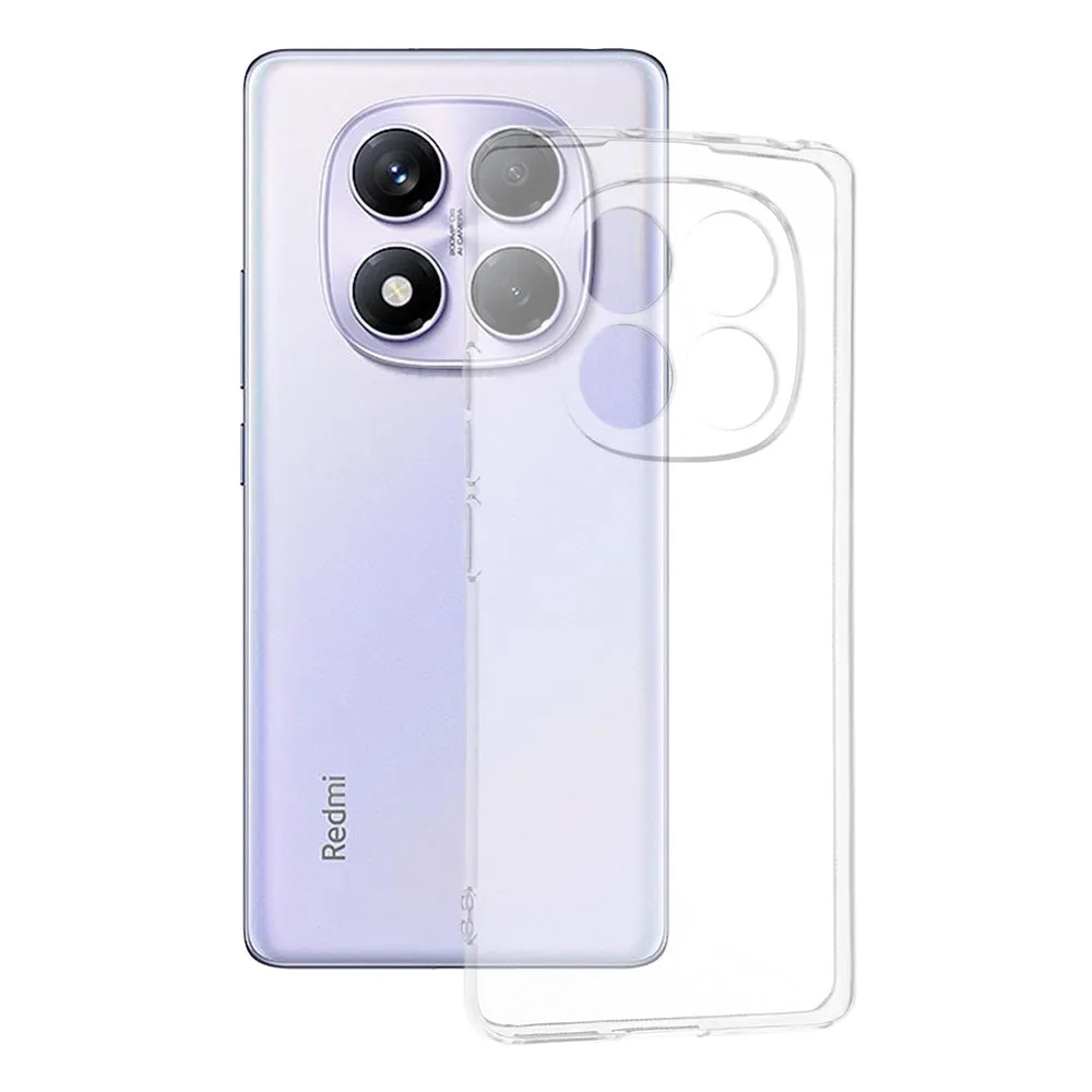 Custodia per Xiaomi Redmi Note 14 Pro 4G, Techsuit, Chiara, Trasparente - immagine 1
