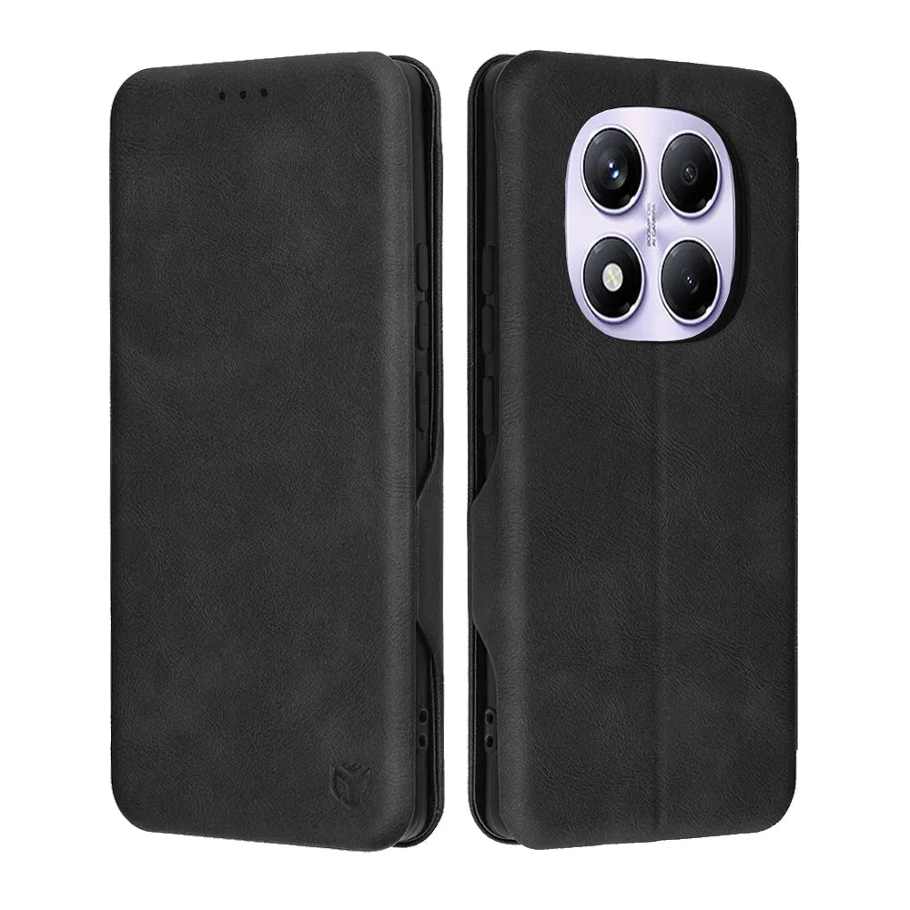 Custodia per Xiaomi Redmi Note 14 Pro 4G, Techsuit, Safe Wallet Plus, Nera - immagine 1
