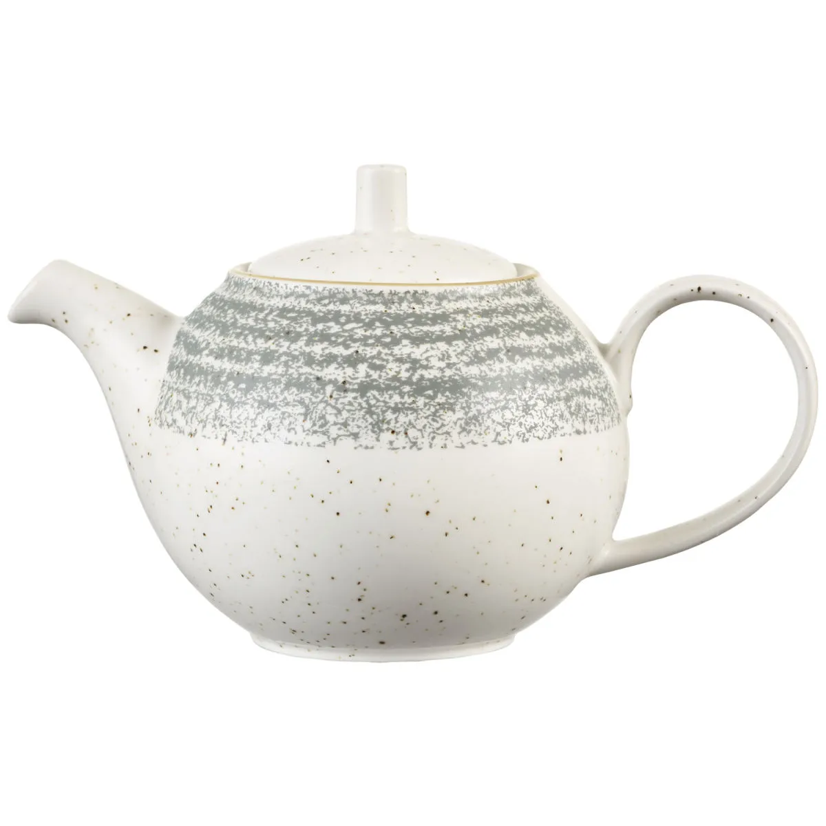 4x Churchill Teiera Studio Prints Stone Grey; 426 ml, 10.5 cm (H); grigio chiaro/marrone; rotonda; 4 pz. / Pacco - immagine 1