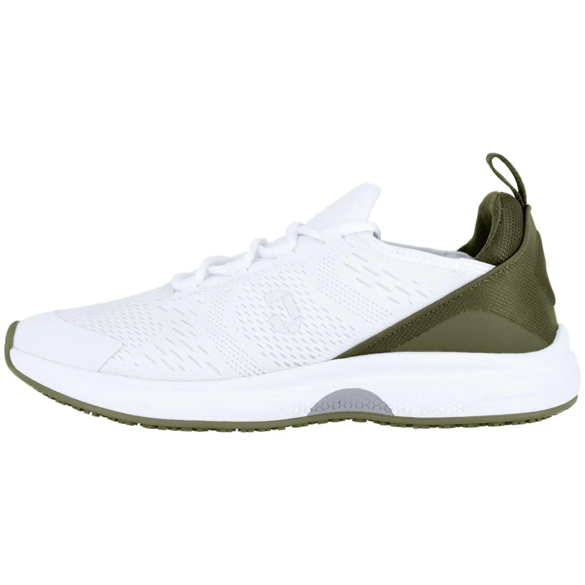 JOBELINE Scarpe da cameriere Flash; Misura 48; bianco/verde oliva - immagine 1