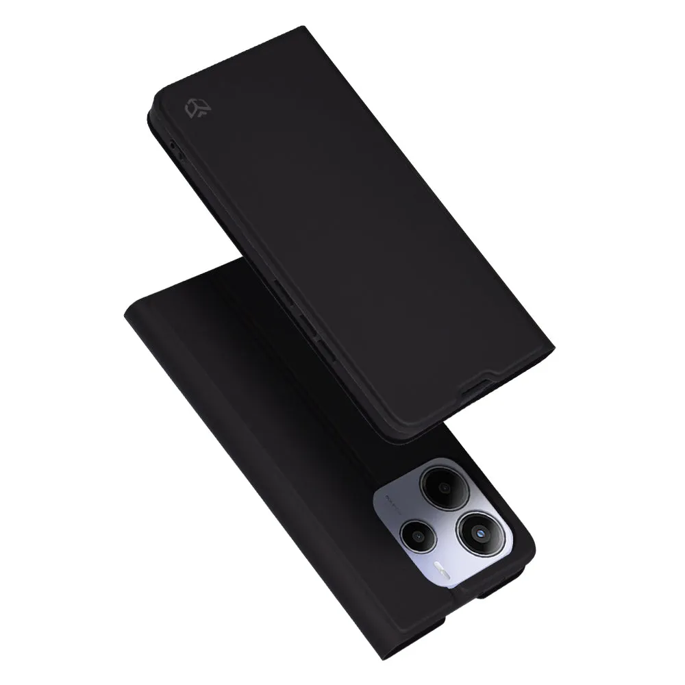 Custodia per Xiaomi Redmi Note 14 5G, Techsuit, Magskin Book, Nera - immagine 1