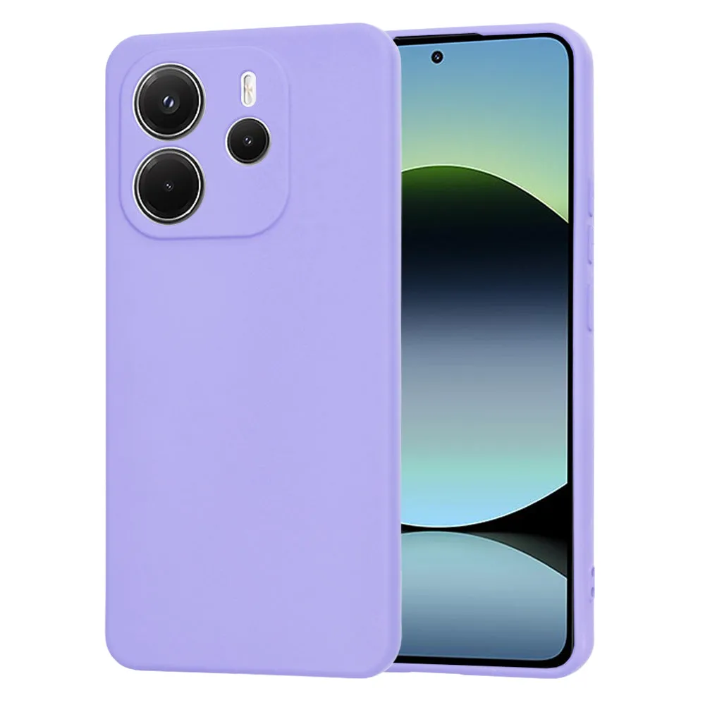 Custodia per Xiaomi Redmi Note 14 4G (Standard), Techsuit, SoftFlex, Viola Chiaro - immagine 1