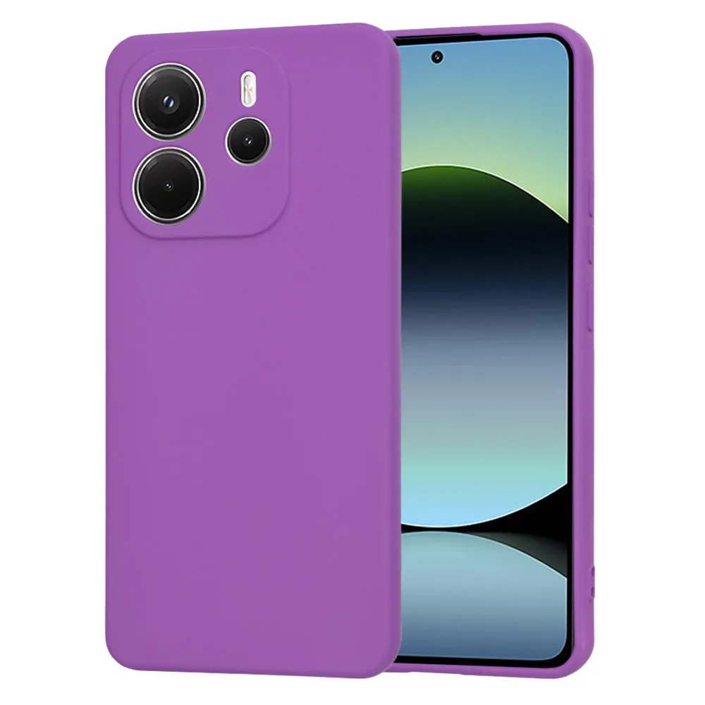 Custodia per Xiaomi Redmi Note 14 4G (Standard), Techsuit, SoftFlex, Viola - immagine 1