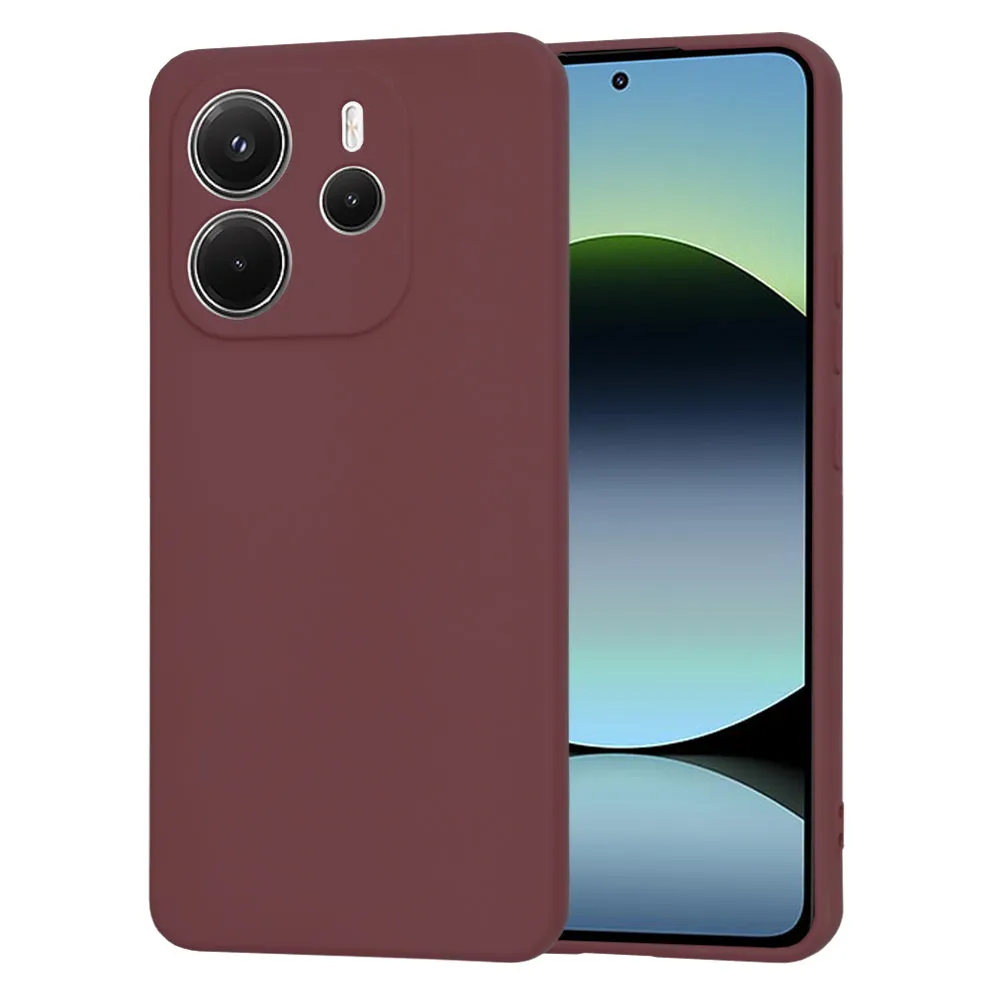 Custodia per Xiaomi Redmi Note 14 4G (Standard), Techsuit, SoftFlex, Vinaccia - immagine 1