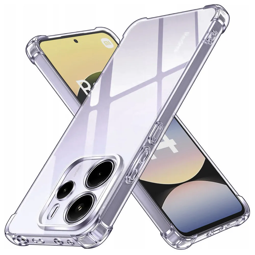 Custodia per Xiaomi Redmi Note 14 4G (Standard), Techsuit, Shockproof Clear, Trasparente - immagine 1