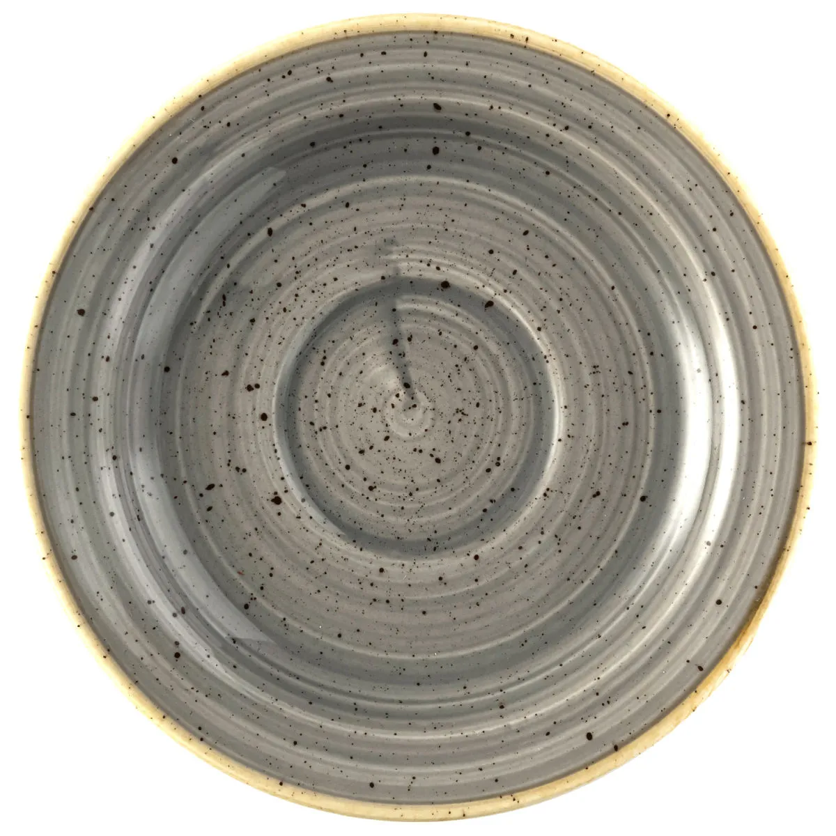 12x Churchill Piattino sottotazza Stonecast Peppercorn; 15 cm (Ø); grigio/marrone; rotonda; 12 pz. / Pacco - immagine 1