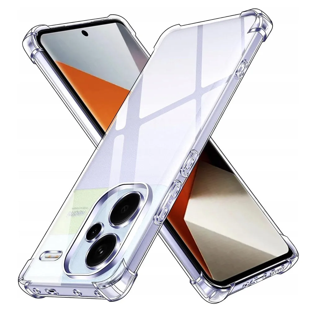 Custodia per Xiaomi Redmi Note 13 Pro+, Techsuit, Shockproof Clear, Trasparente - immagine 1
