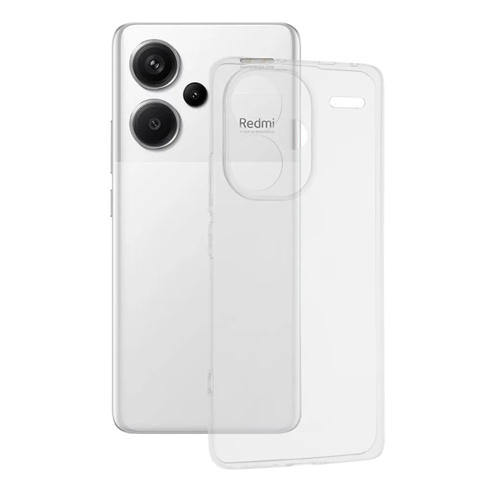 Custodia per Xiaomi Redmi Note 13 Pro+, Techsuit, Chiara, Trasparente - immagine 1