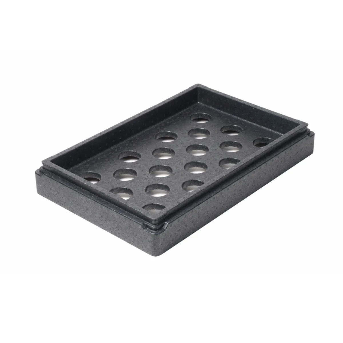 Thermo Future Box RIALZO PER CONTENITORE ISOTERMICO gastronorm 1/2; GN 1/2, 39x33x8.5 cm (LxLxH); nero - immagine 1