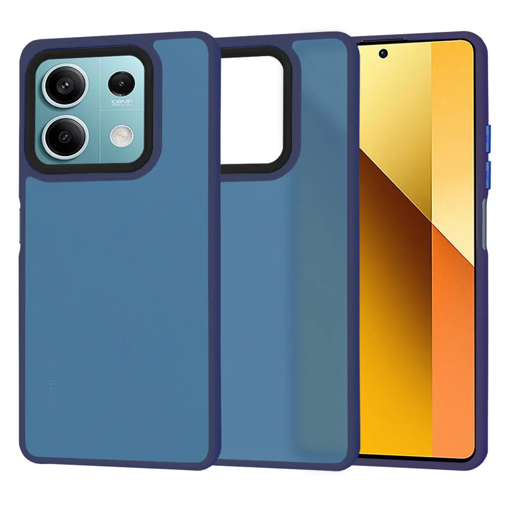 Custodia per Xiaomi Redmi Note 13 5G, Techsuit, HaloFrost, Blu Navy - immagine 1