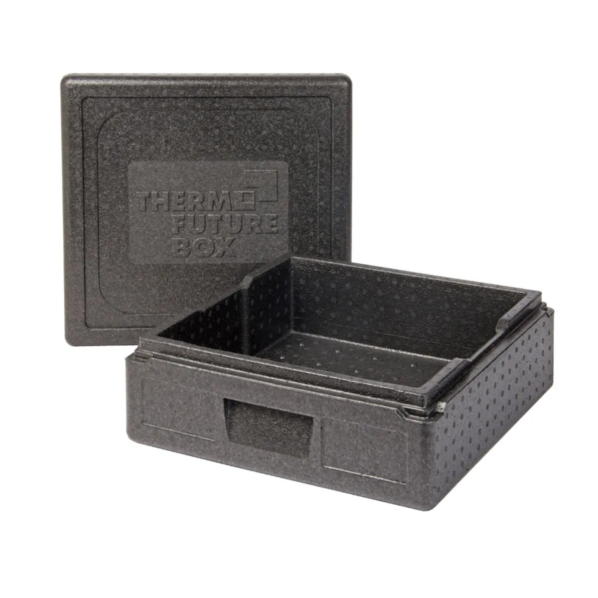 Thermo Future Box CONTENITORE ISOTERMICO PIZZA, 40 l; 12000 ml, 41x41x16.5 cm (LxLxH); nero - immagine 1