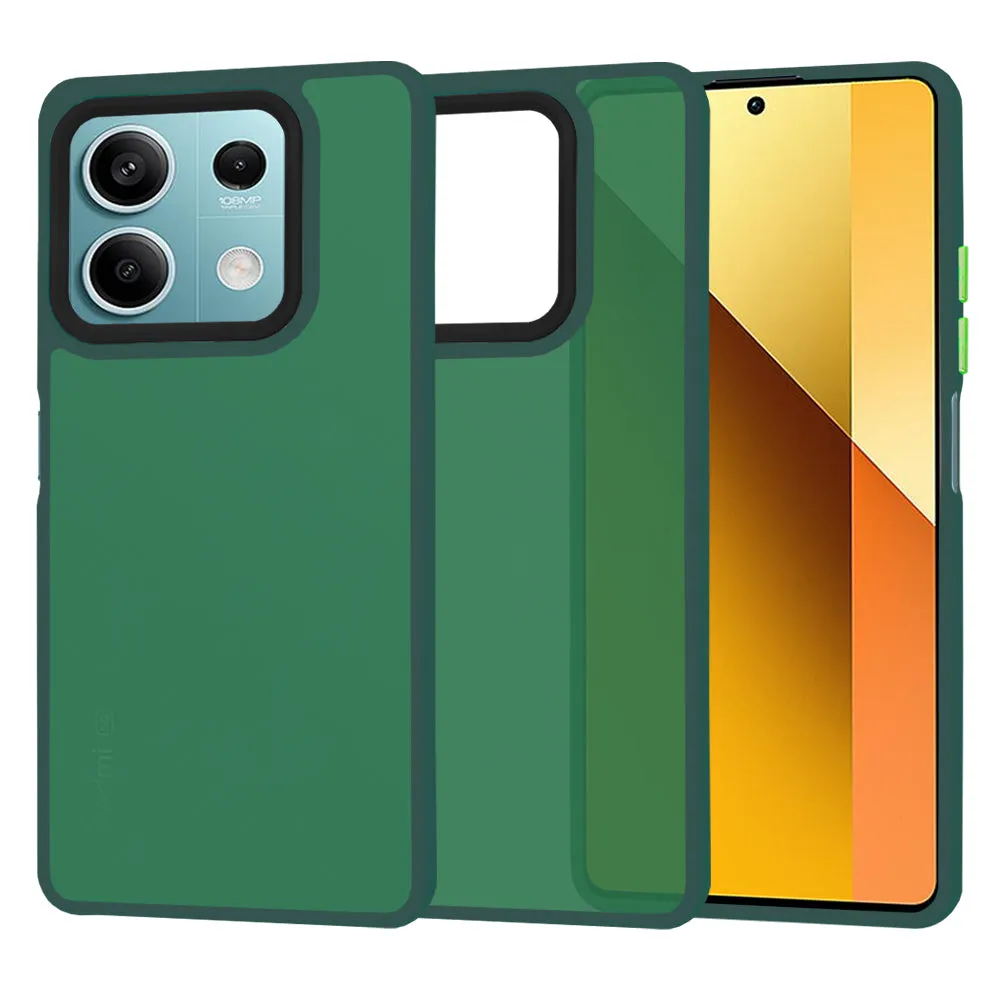 Custodia per Xiaomi Redmi Note 13 5G, Techsuit, HaloFrost, Verde - immagine 1