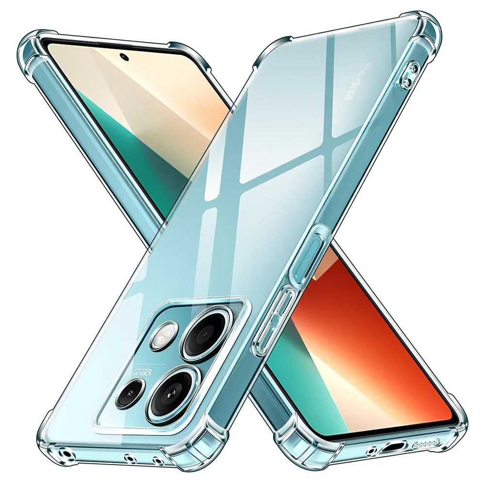 Custodia per Xiaomi Redmi Note 13 5G, Techsuit, Shockproof Clear, Trasparente - immagine 1