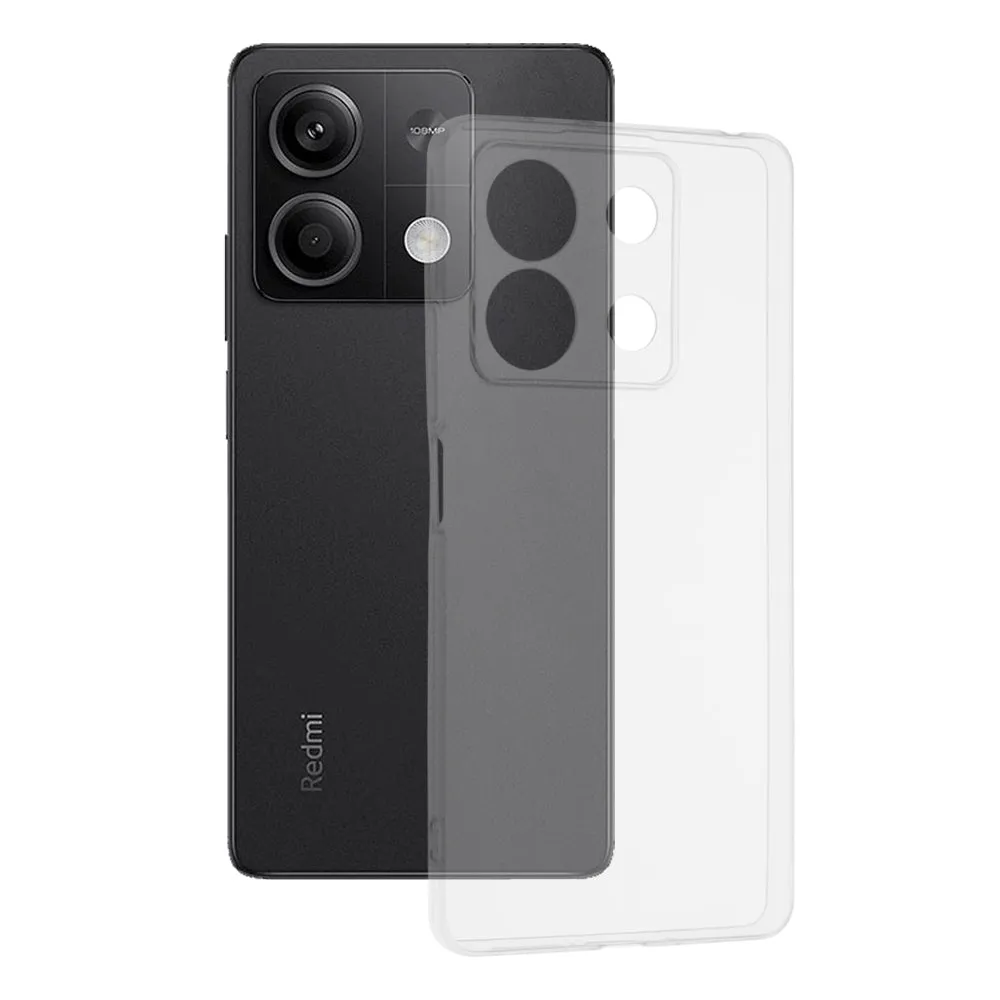 Custodia per Xiaomi Redmi Note 13 5G, Techsuit, Chiara, Trasparente - immagine 1