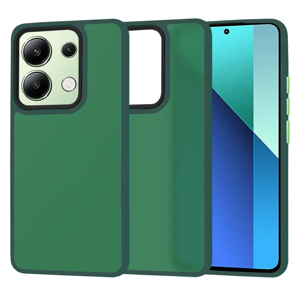 Custodia per Xiaomi Redmi Note 13 4G, Techsuit, HaloFrost, Verde - immagine 1