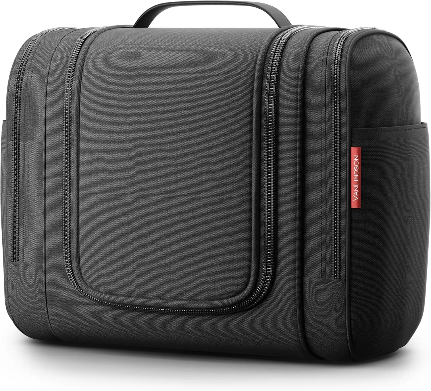 VanLindson Beauty Case da Appendere, Donna e Uomo, 7L, Nero - immagine 4