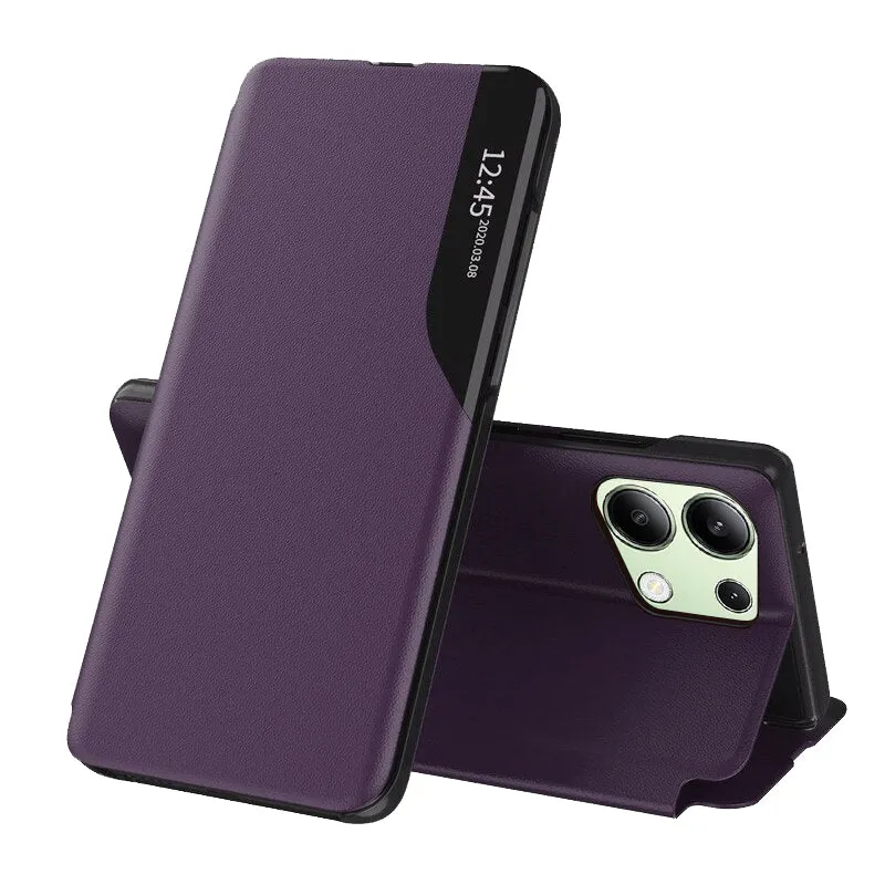 Custodia per Xiaomi Redmi Note 13 4G, Techsuit, eFold, Viola - immagine 1