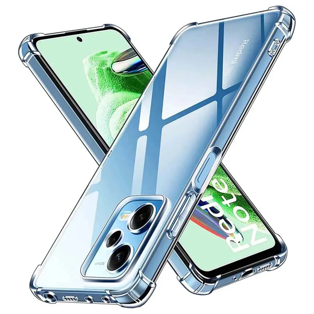 Custodia per Xiaomi Redmi Note 12 Pro 5G, Techsuit, Shockproof Clear, Trasparente - immagine 1