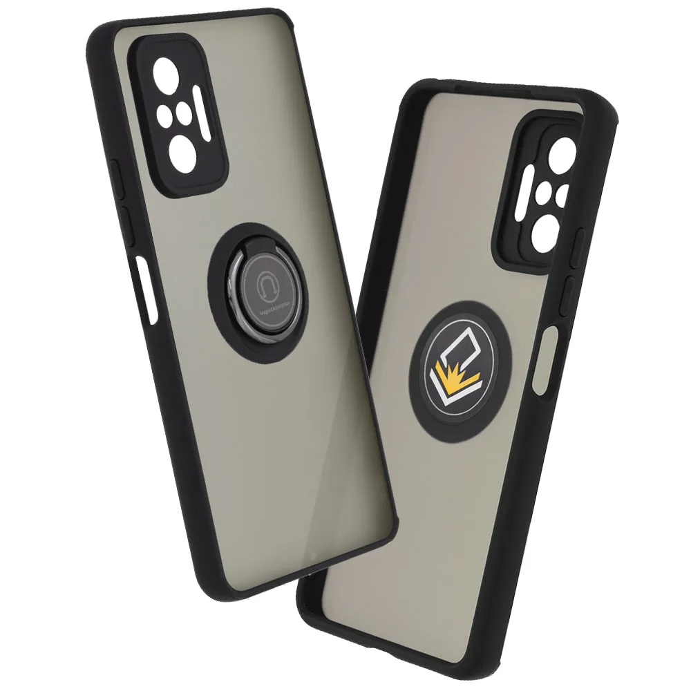 Custodia per Xiaomi Redmi Note 10 Pro Max / Note 10 Pro, Techsuit, Glinth, Nera - immagine 1