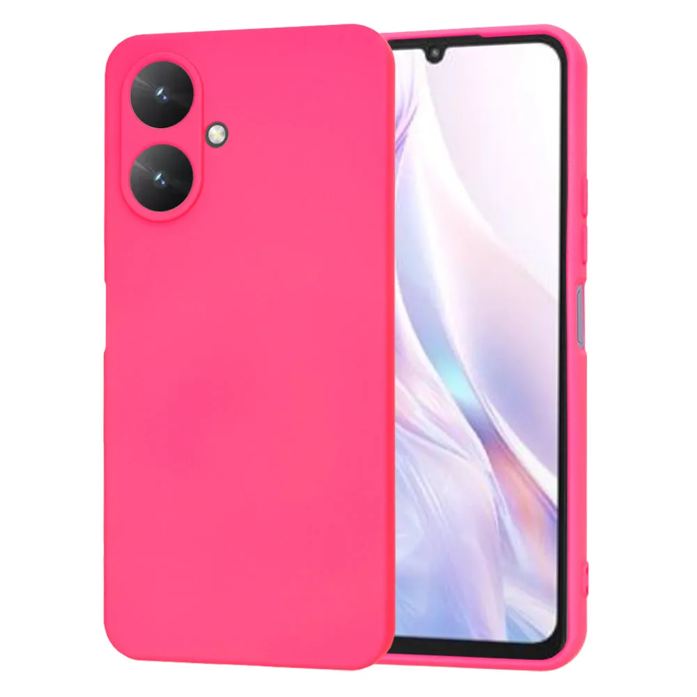 Custodia per Xiaomi Redmi 13C 5G, Techsuit, SoftFlex, Rosa Scuro - immagine 1