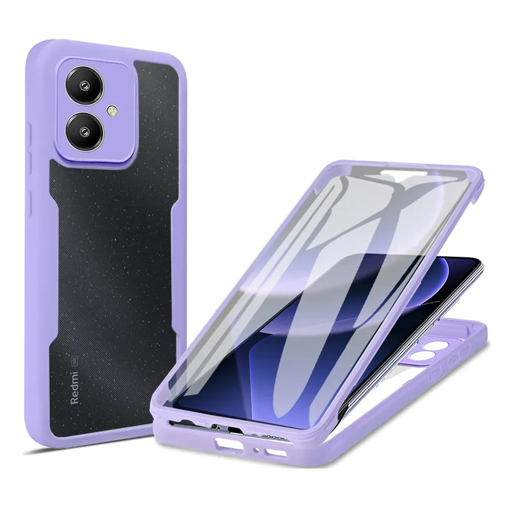 Custodia per Xiaomi Redmi 13C 5G, Techsuit, ColorVerse 360, Viola - immagine 1