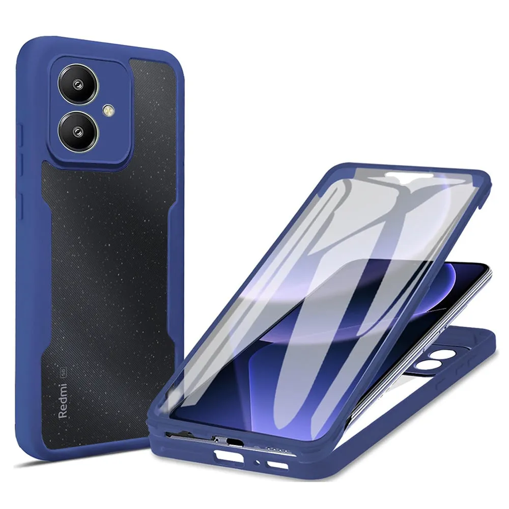 Custodia per Xiaomi Redmi 13C 5G, Techsuit, ColorVerse 360, Blu - immagine 1