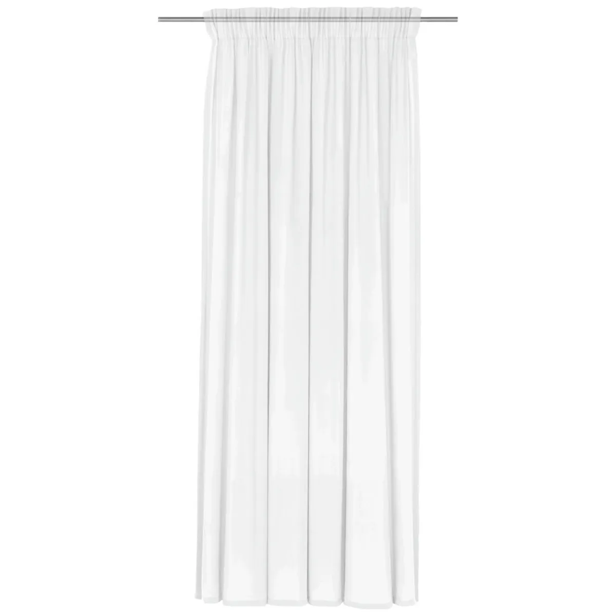 ERWIN M. Tenda trasparente Smaragd; 450x245 cm (LxH); bianco - immagine 1