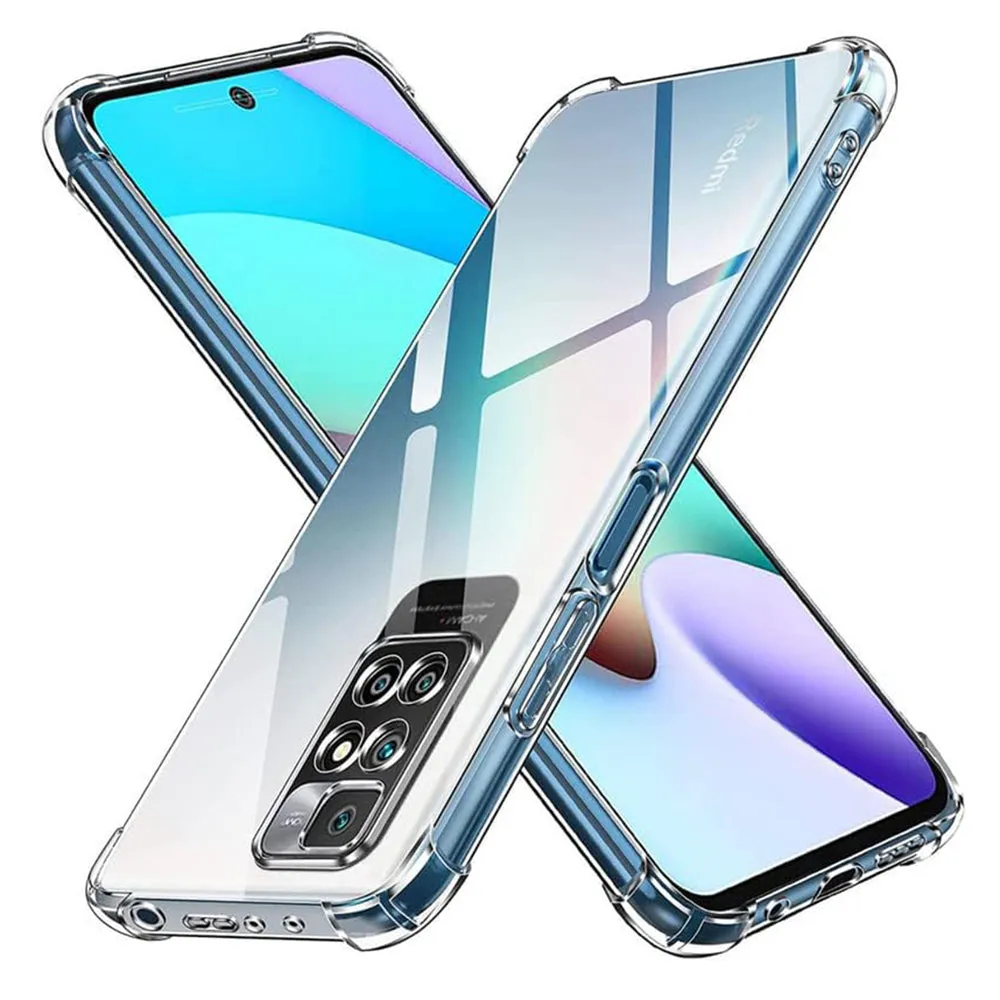 Custodia per Xiaomi Redmi 10 2022 / 10 (2021), Techsuit, Shockproof Clear, Trasparente - immagine 1