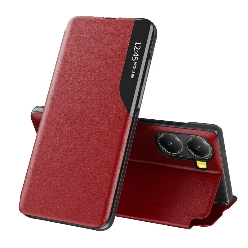 Custodia per Xiaomi Poco X7 Pro, Techsuit, eFold, Rossa - immagine 1