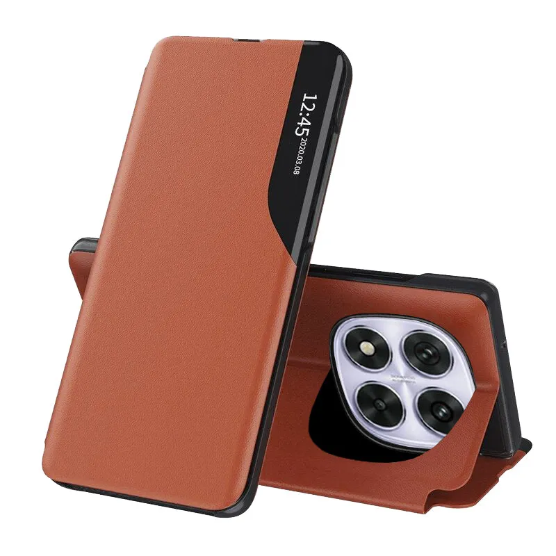 Custodia per Xiaomi Poco X7 / Note 14 Pro 5G, Techsuit, eFold, Arancione - immagine 1