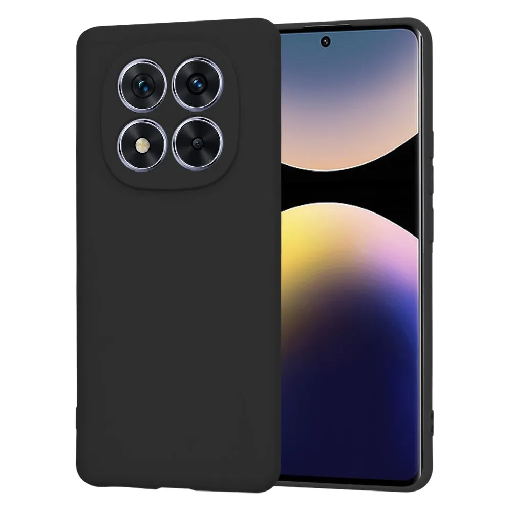 Custodia per Xiaomi Poco X7 / Note 14 Pro 5G, Techsuit, SoftFlex, Nera - immagine 1
