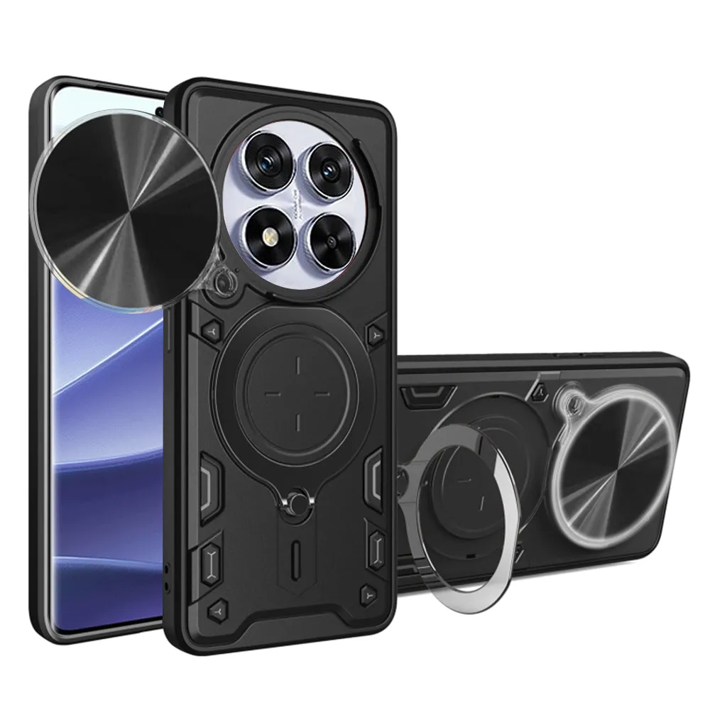 Custodia per Xiaomi Poco X7 / Note 14 Pro 5G, Techsuit, CamGuard Pro, Nera - immagine 1