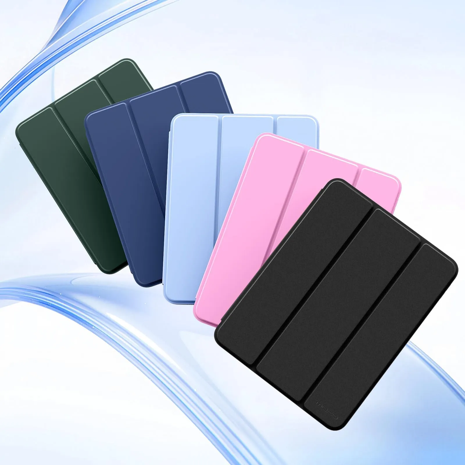 MoKo Custodia Sottile per iPad Air 11 ", iPad Air 5a/4a Gen, Nero - immagine 8
