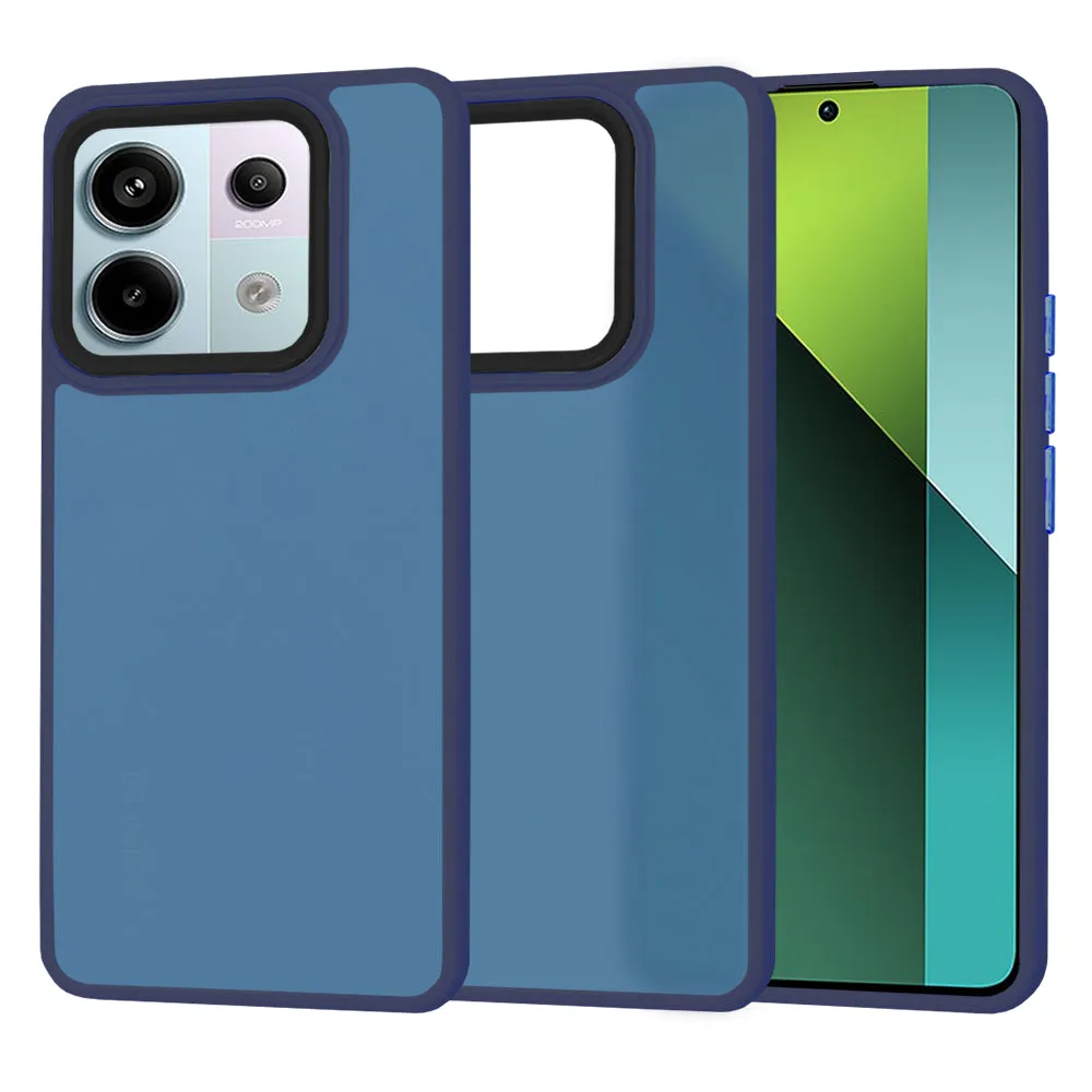 Custodia per Xiaomi Poco X6 / Note 13 Pro 5G, Techsuit, HaloFrost, Blu scuro - immagine 1