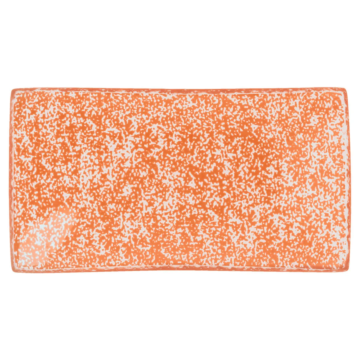 12x VEGA Mini piatto da portata Kala; 10.5x5.5 cm (LxL); arancione; rettangolare; 12 pz. / Pacco - immagine 1