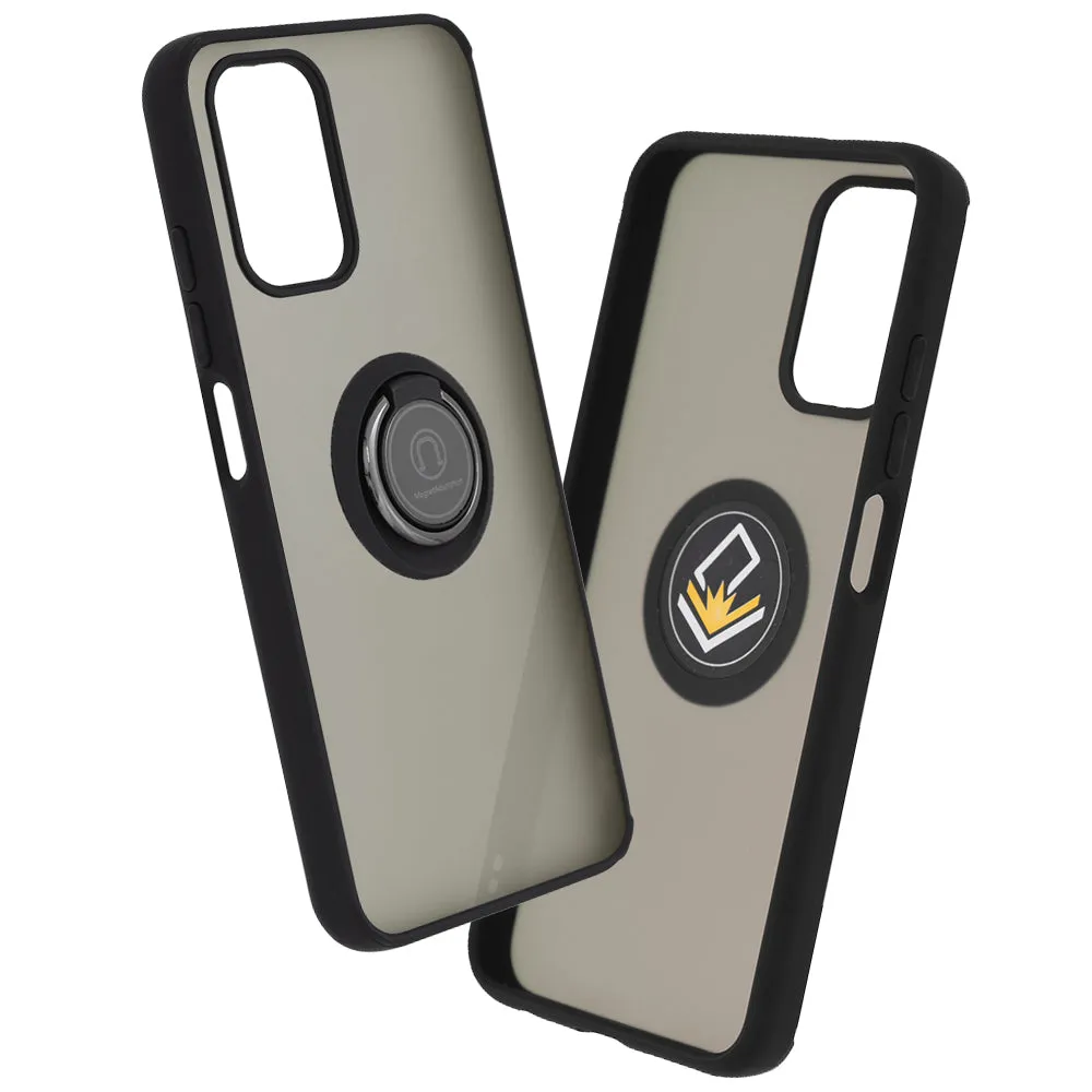 Custodia per Xiaomi Poco M5s / Redmi Note 10S / Note 10, Techsuit, Glinth, Nera - immagine 1