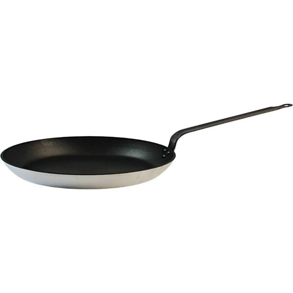 Stalgast Padella per crepes in alluminio con rivestimento antiaderente; 1100 ml, 28x2 cm (ØxH); argento - immagine 1