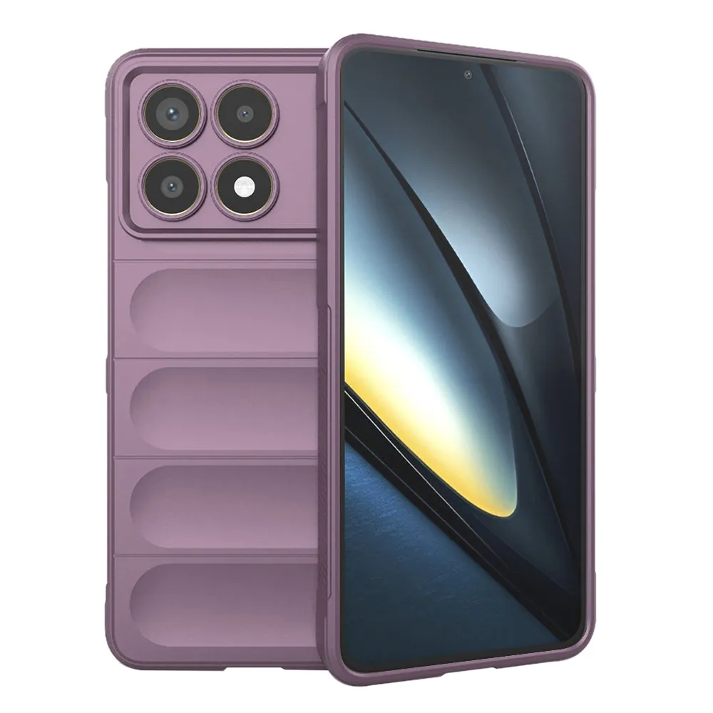 Custodia per Xiaomi Poco F6 Pro, Techsuit, Magic Shield, Viola - immagine 1