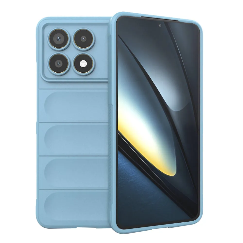 Custodia per Xiaomi Poco F6 Pro, Techsuit, Magic Shield, Blu - immagine 1