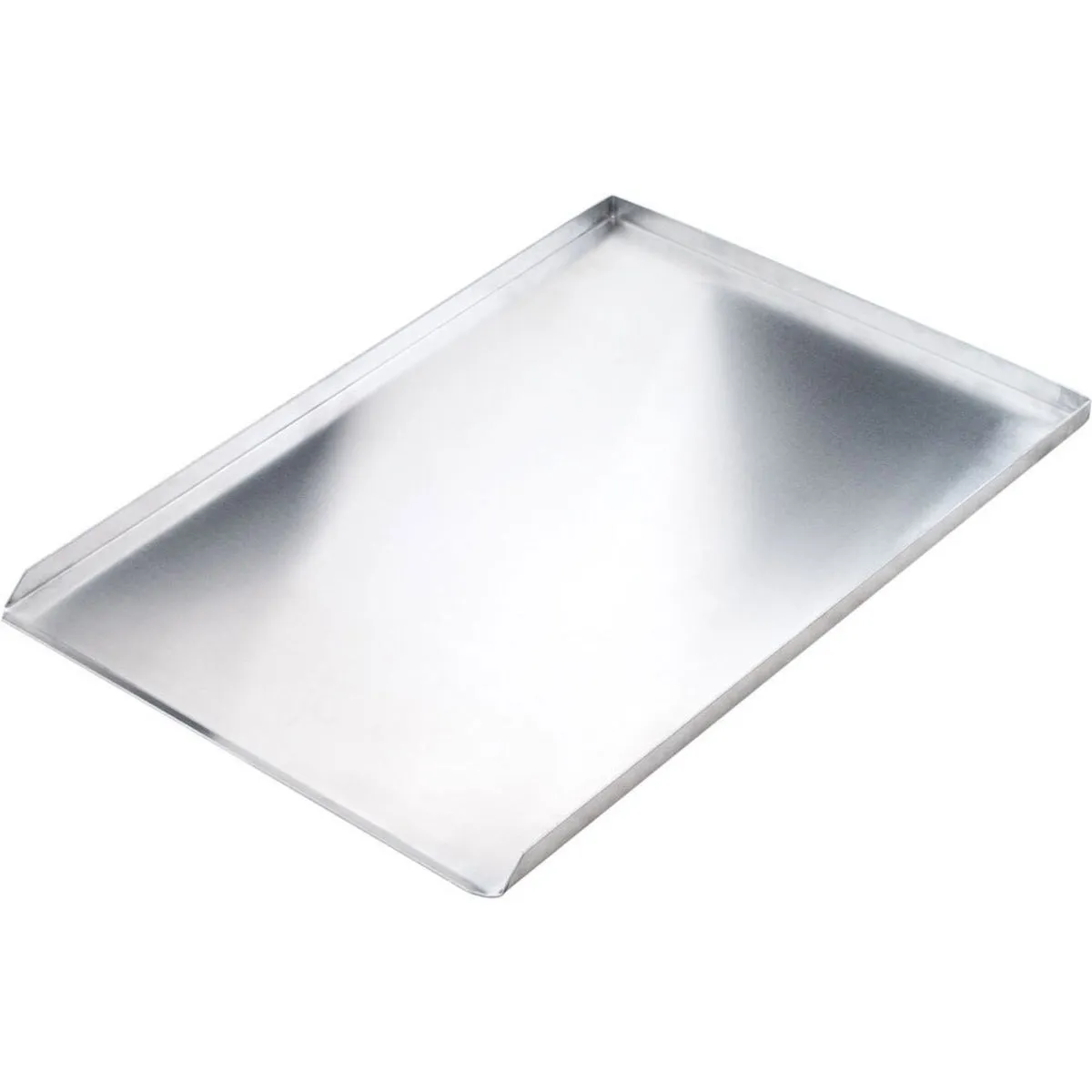 Stalgast Teglia a 3 lati in alluminio, standard del panettiere; 60x40 cm (LxP); argento - immagine 1