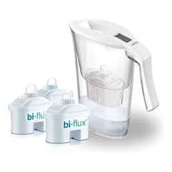 Caraffa filtrante 3000 SERIES Carmen Kit con 3 filtri Bi Flux White e Clear (2,3Lt) J9082 - immagine 1